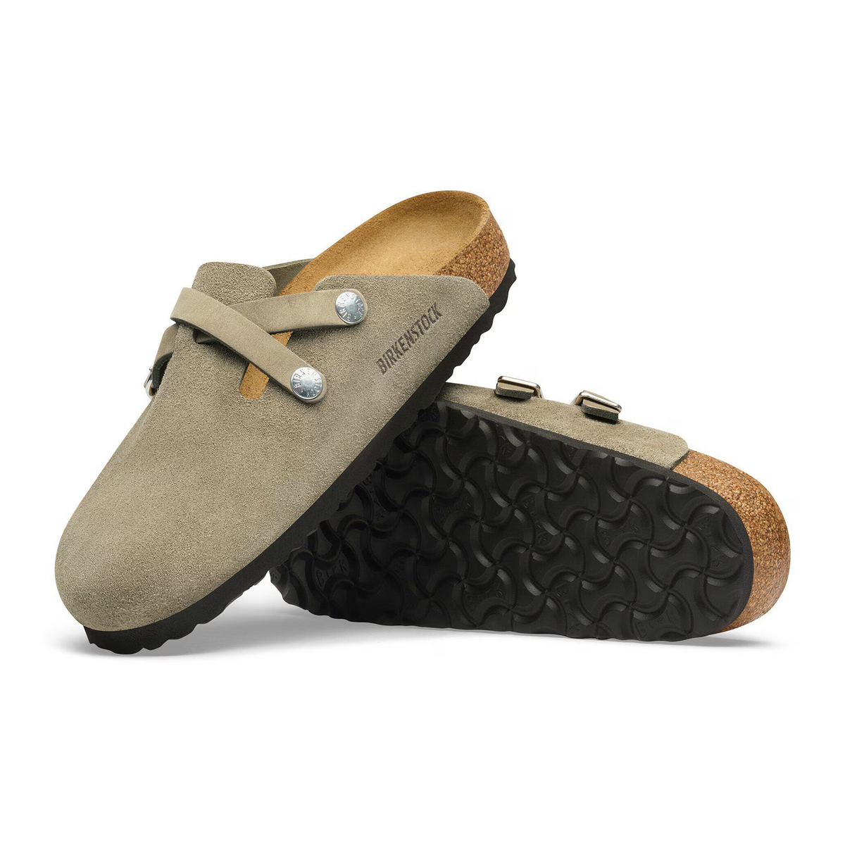 Birkenstock Blair Clog (Women) - Taupe Suede