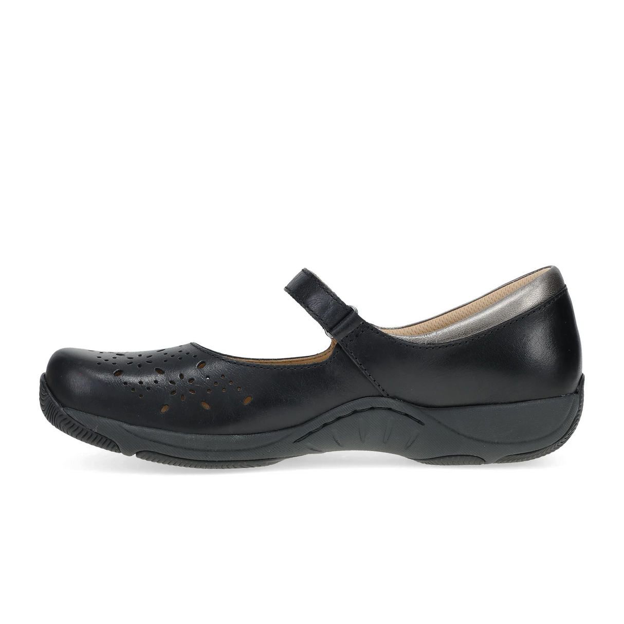 Dansko Stacy Mary Jane (Women) - Black Waxy Burnished Dress-Casual - Slip On - The Heel Shoe Fitters