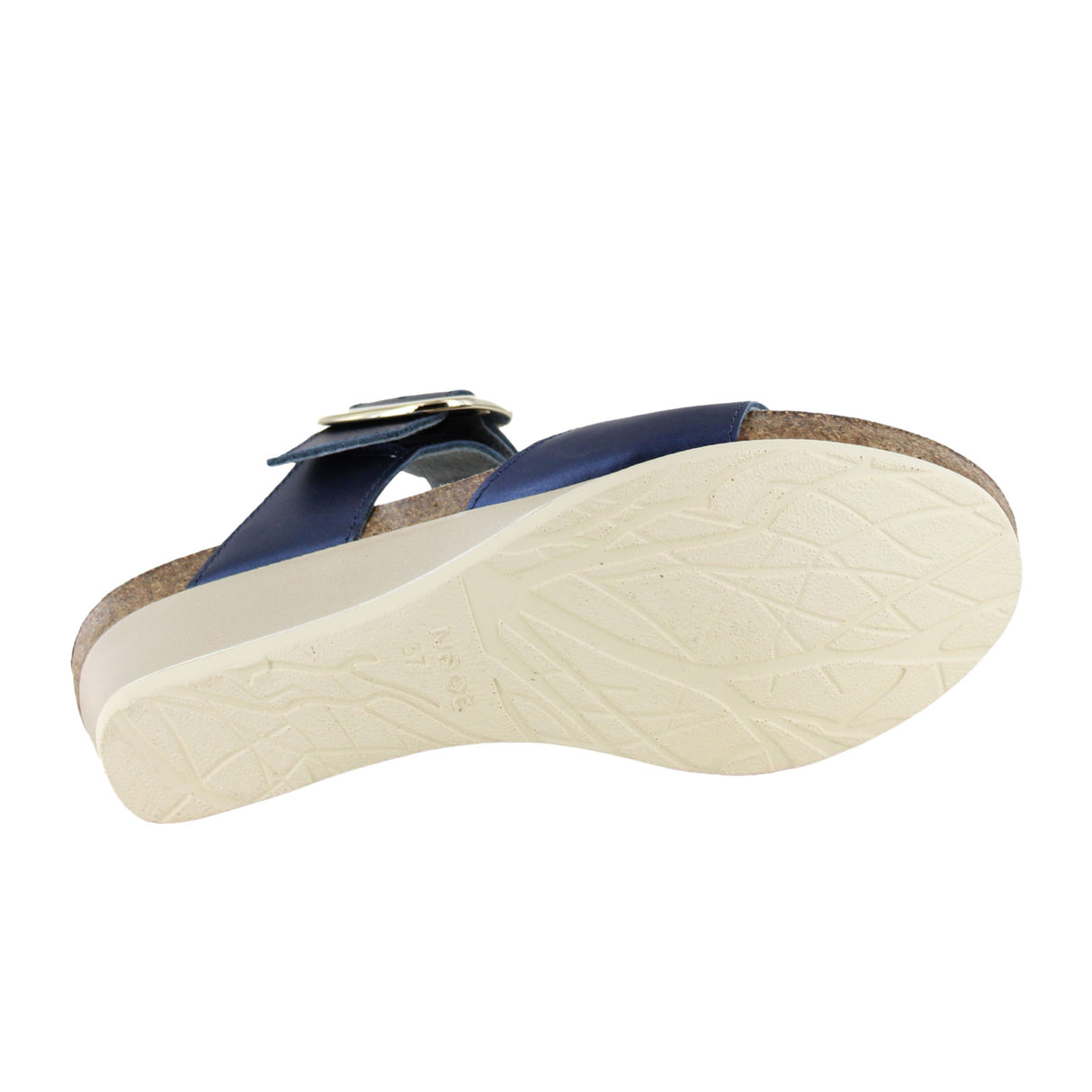 Naot Magic Wedge Sandal (Women) - Polar Sea Leather Sandal - Heel/Wedge - The Heel Shoe Fitters