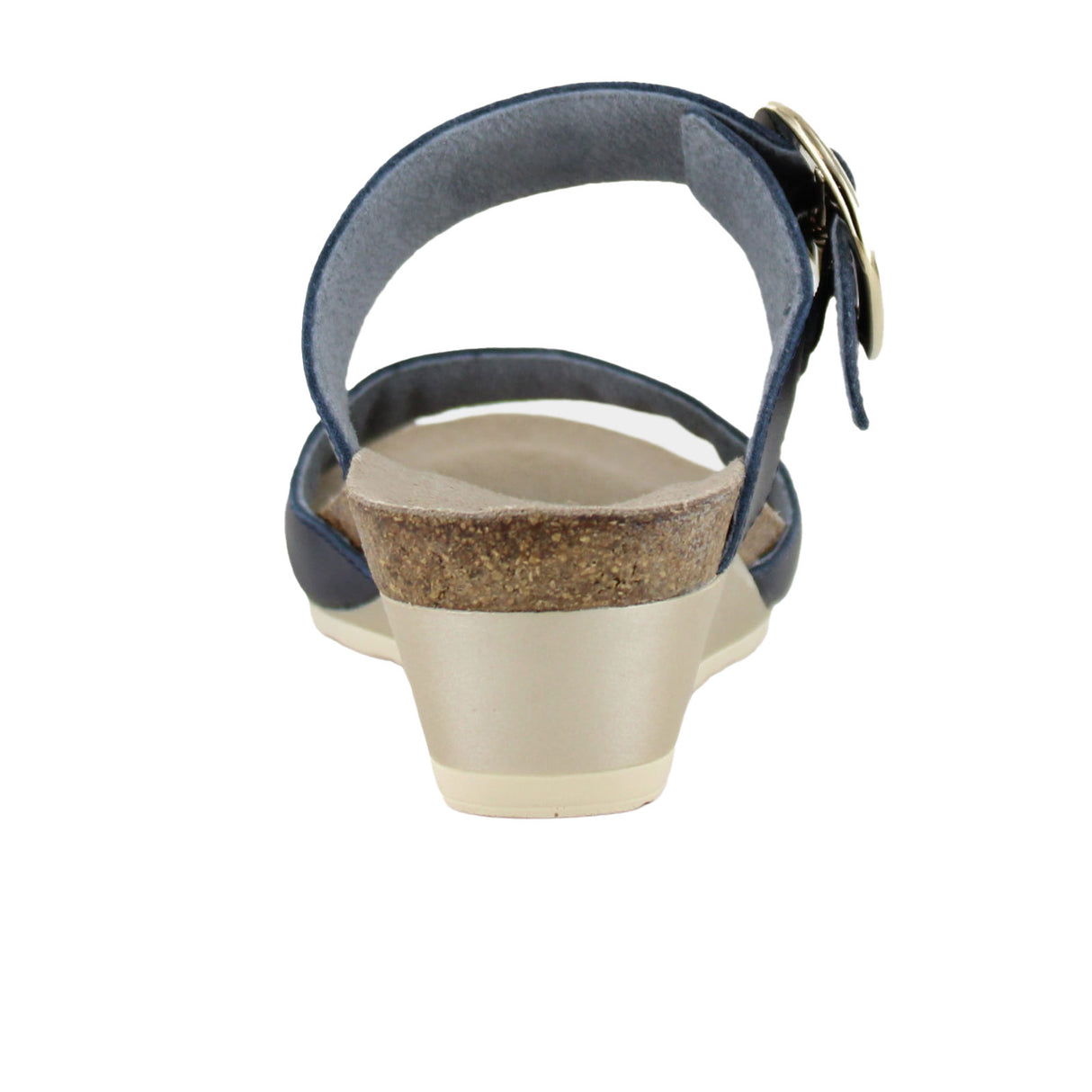 Naot Magic Wedge Sandal (Women) - Polar Sea Leather Sandal - Heel/Wedge - The Heel Shoe Fitters