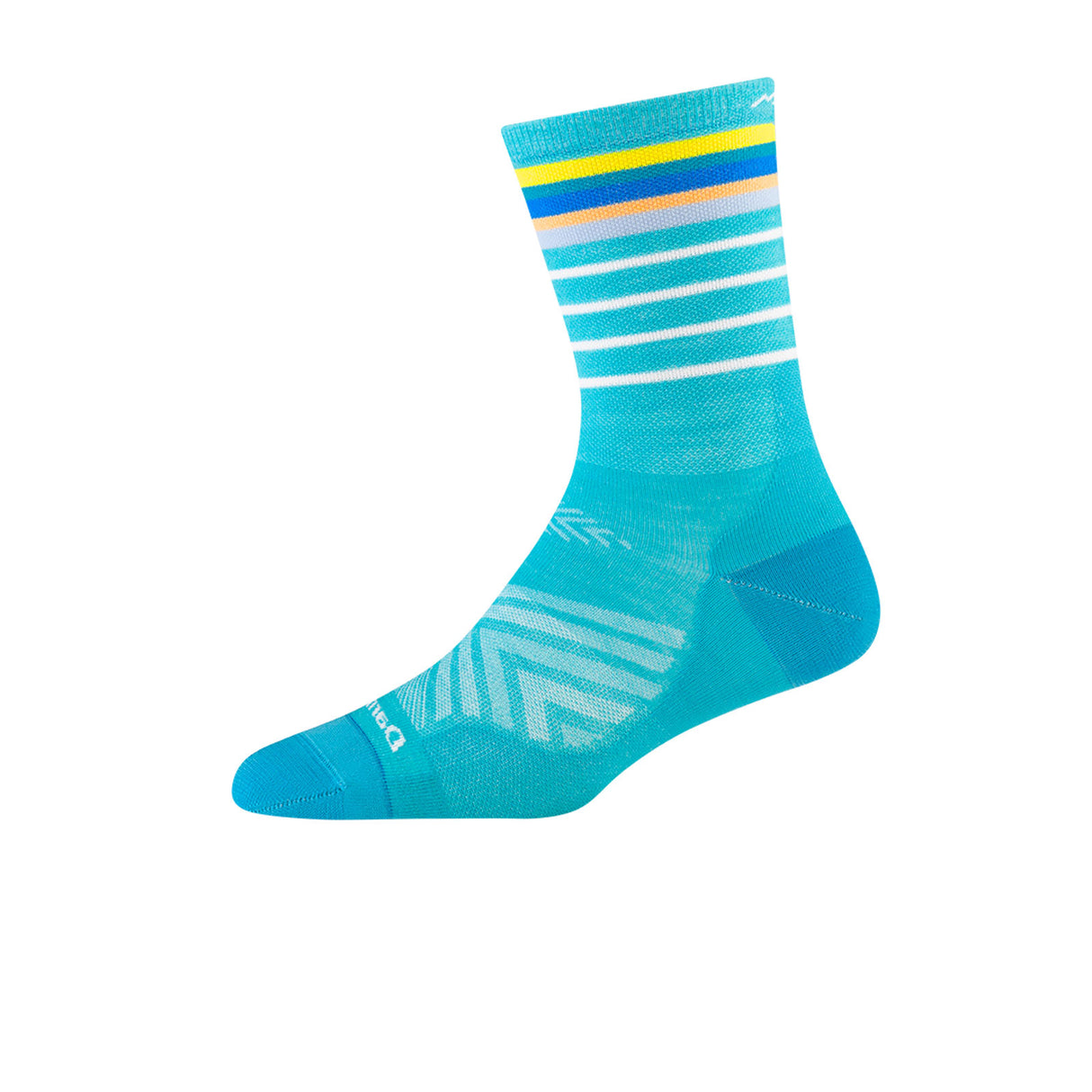 Darn Tough Stride Ultra Lightweight Micro Crew Sock (Women) - Teal Accessories - Socks - Performance - The Heel Shoe Fitters