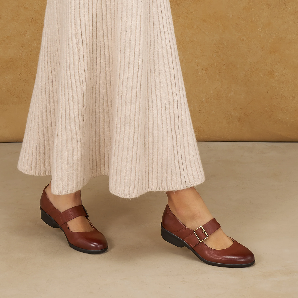 Dansko Collette Mary Jane (Women) - Russet Burnished Nubuck