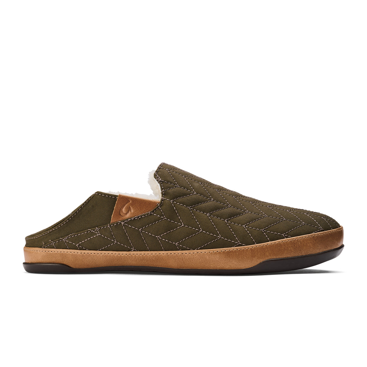 OluKai HanoHano Waxed Canvas Slipper (Men) - Husk/Husk Dress-Casual - Slipper - The Heel Shoe Fitters