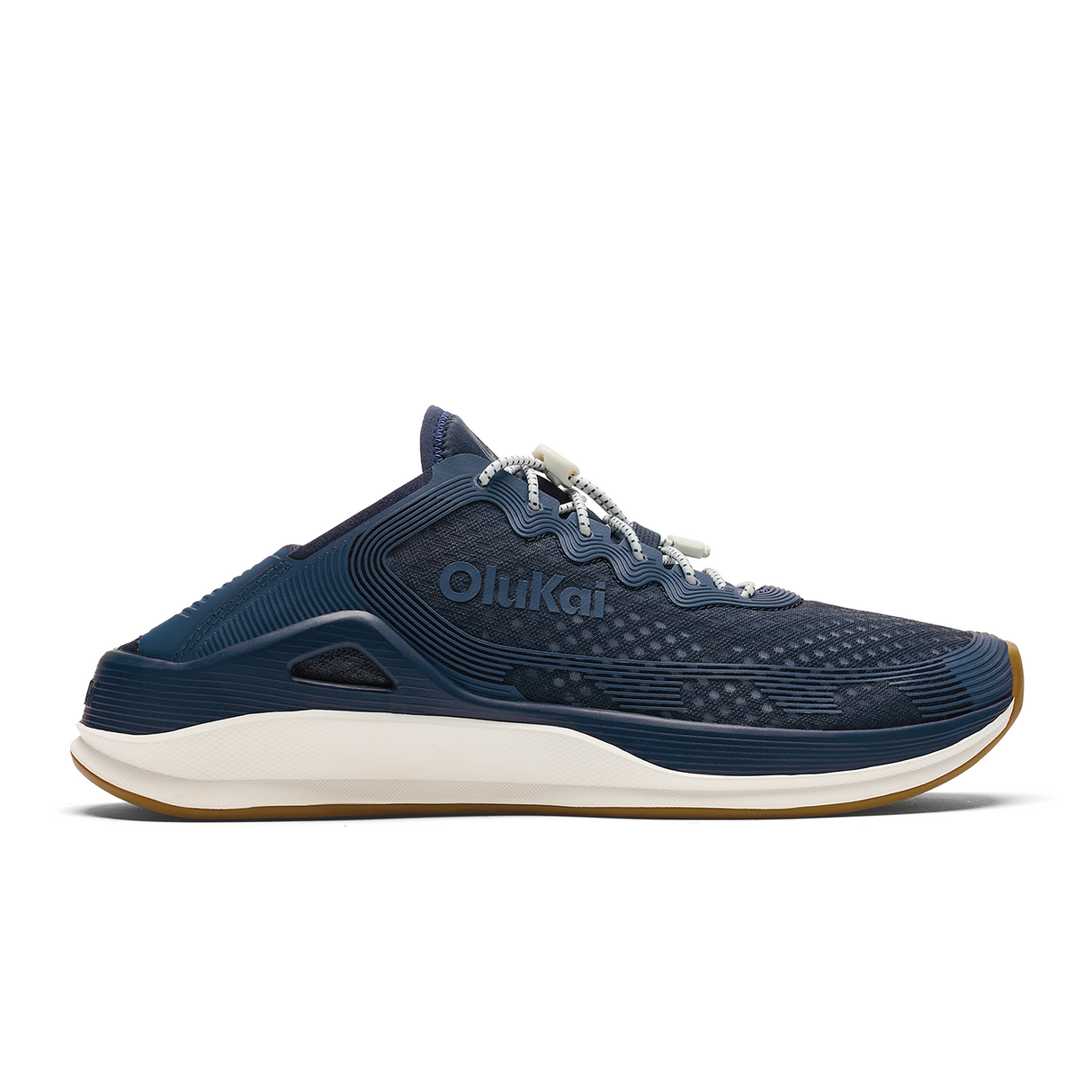 OluKai Ahi Sneaker (Men) - Mood Indigo/Coastal Blue Athletic - Casual - Lace Up - The Heel Shoe Fitters