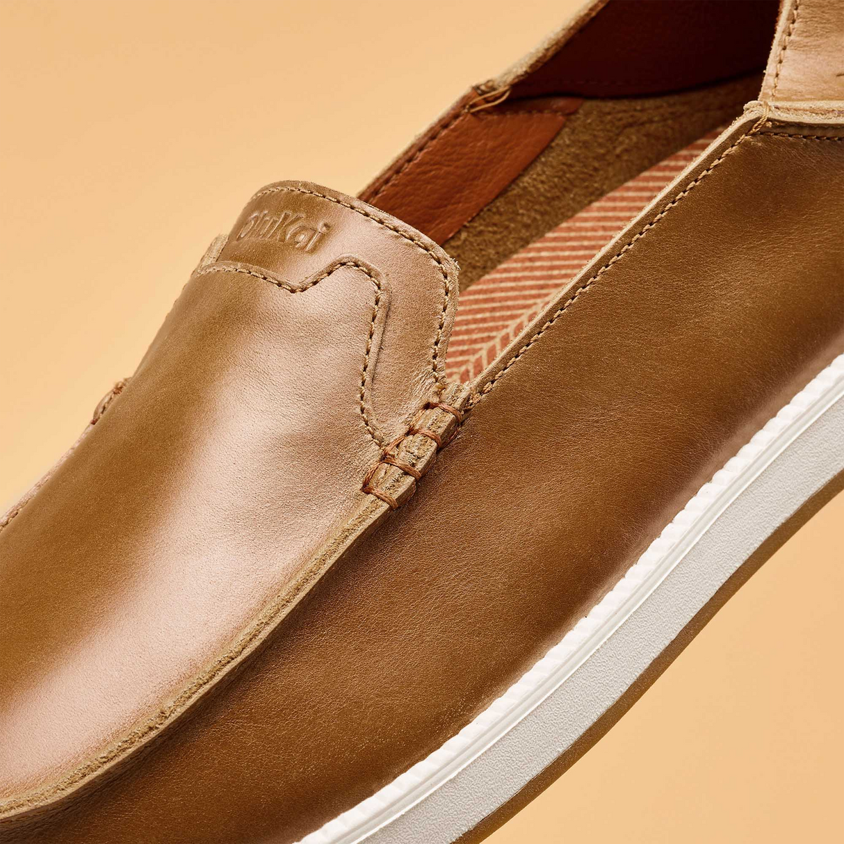 OluKai Kakaha Nia Slip On (Men) - Fox/Fox Dress-Casual - Loafers - The Heel Shoe Fitters