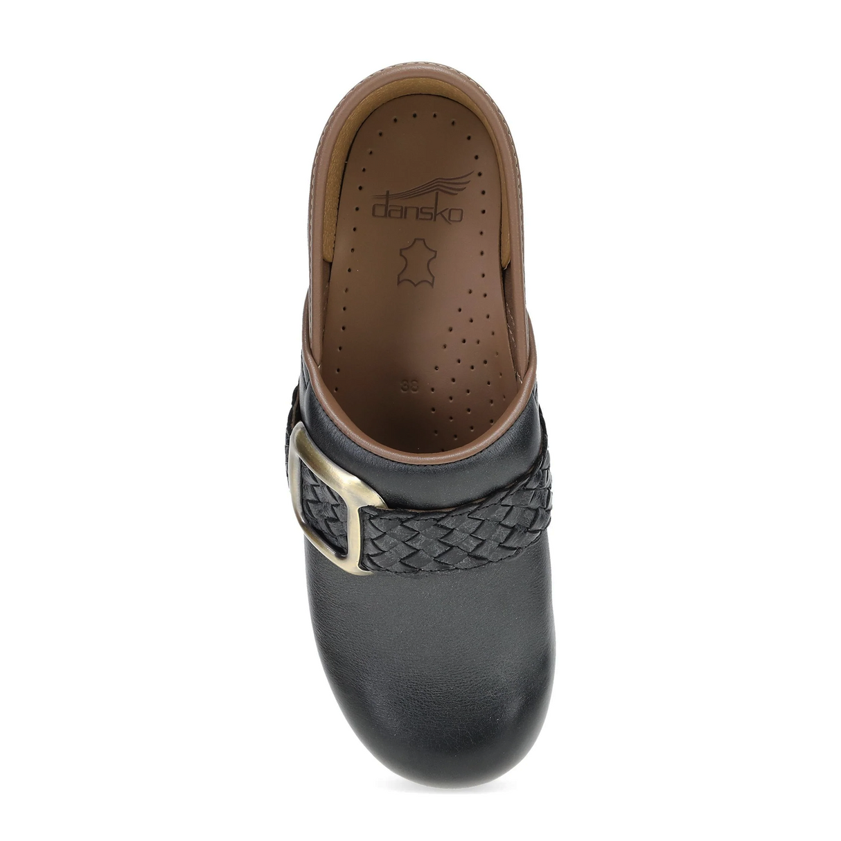 Dansko Pro Braided Clog (Women) - Black Leather