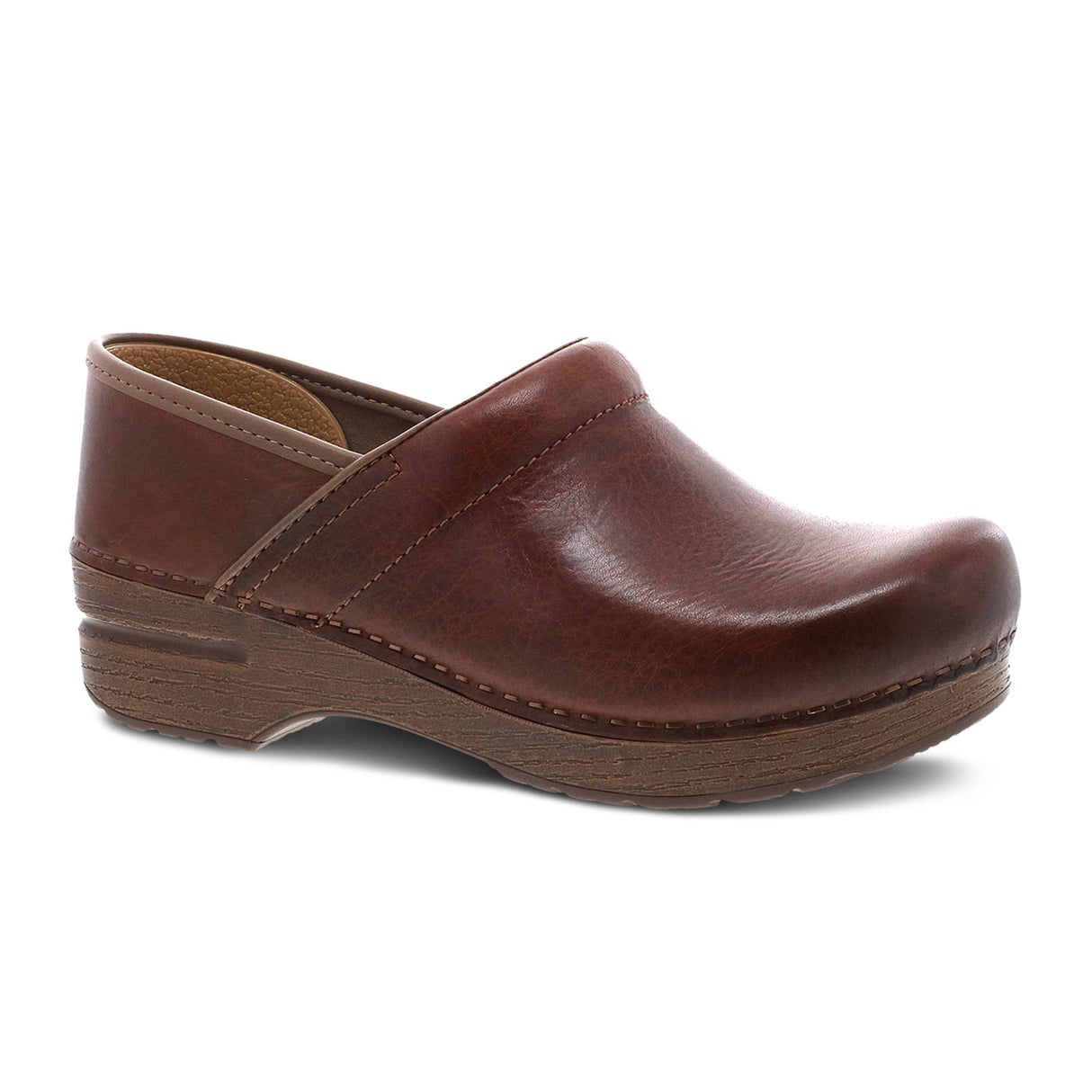 Dansko Professional Clog (Women) - Saddle Full Grain Dress-Casual - Clogs & Mules - The Heel Shoe Fitters