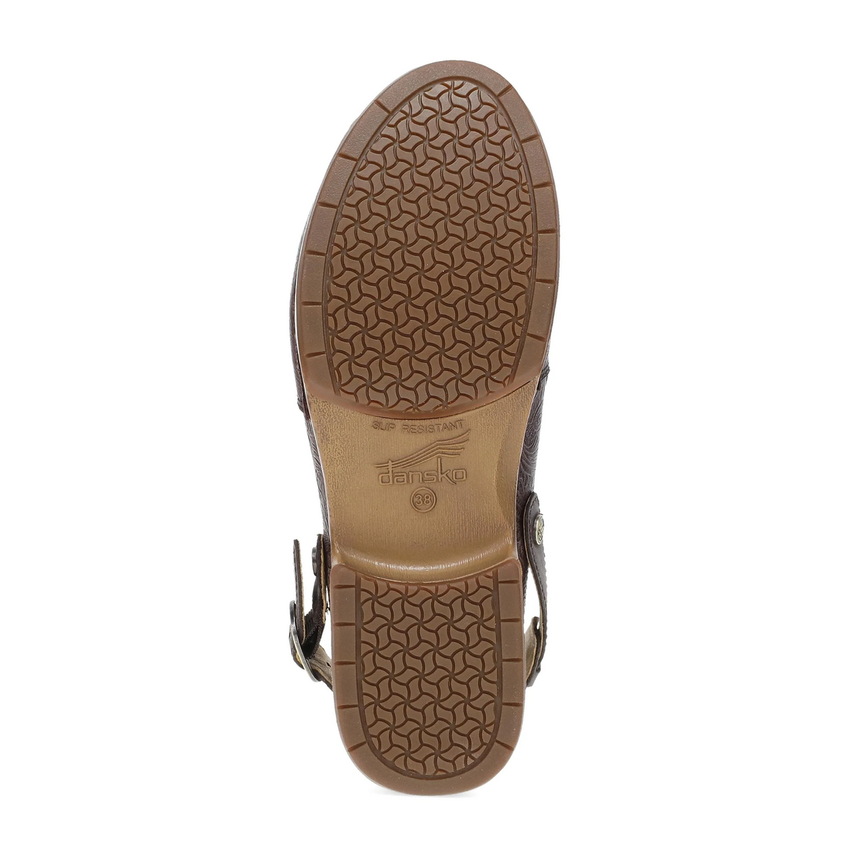 Dansko Millie Clog (Women) - Chocolate Tooled