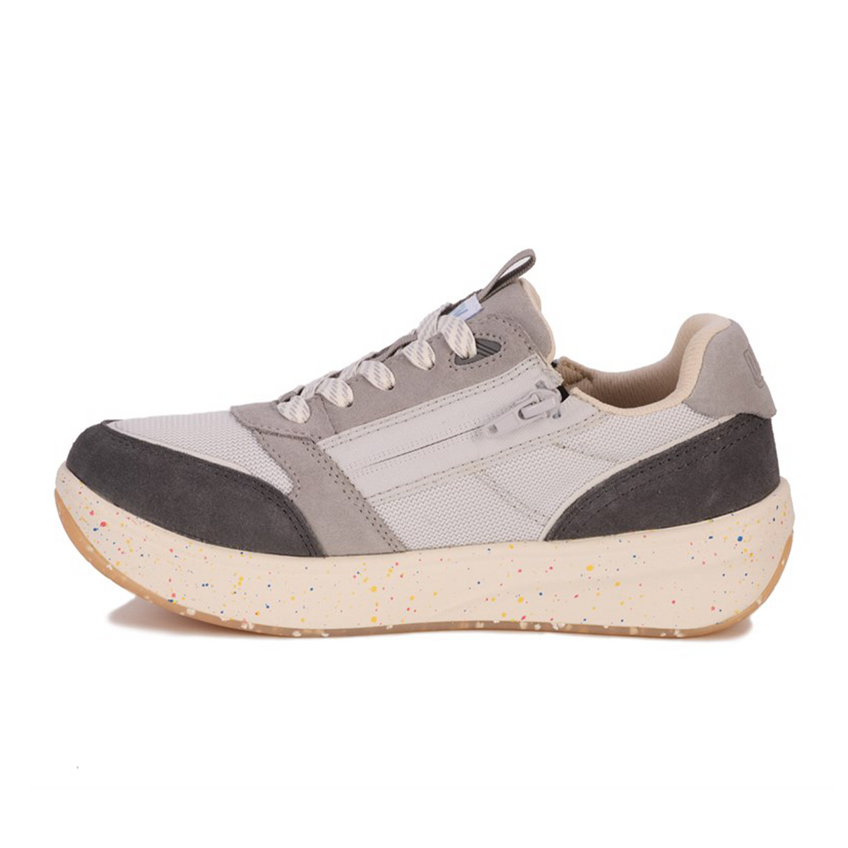 Drew Happy Walking Shoe (Women) - Grey Suede Combo