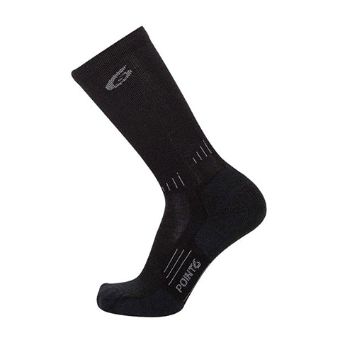 Point6 Tactical Tracker Extra Light Crew Sock (Women) - Black Accessories - Socks - Lifestyle - The Heel Shoe Fitters