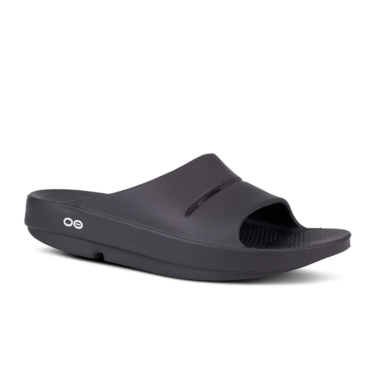 Oofos OOahh Slide Sandal (Unisex) - Black Sandal - Slide - The Heel Shoe Fitters