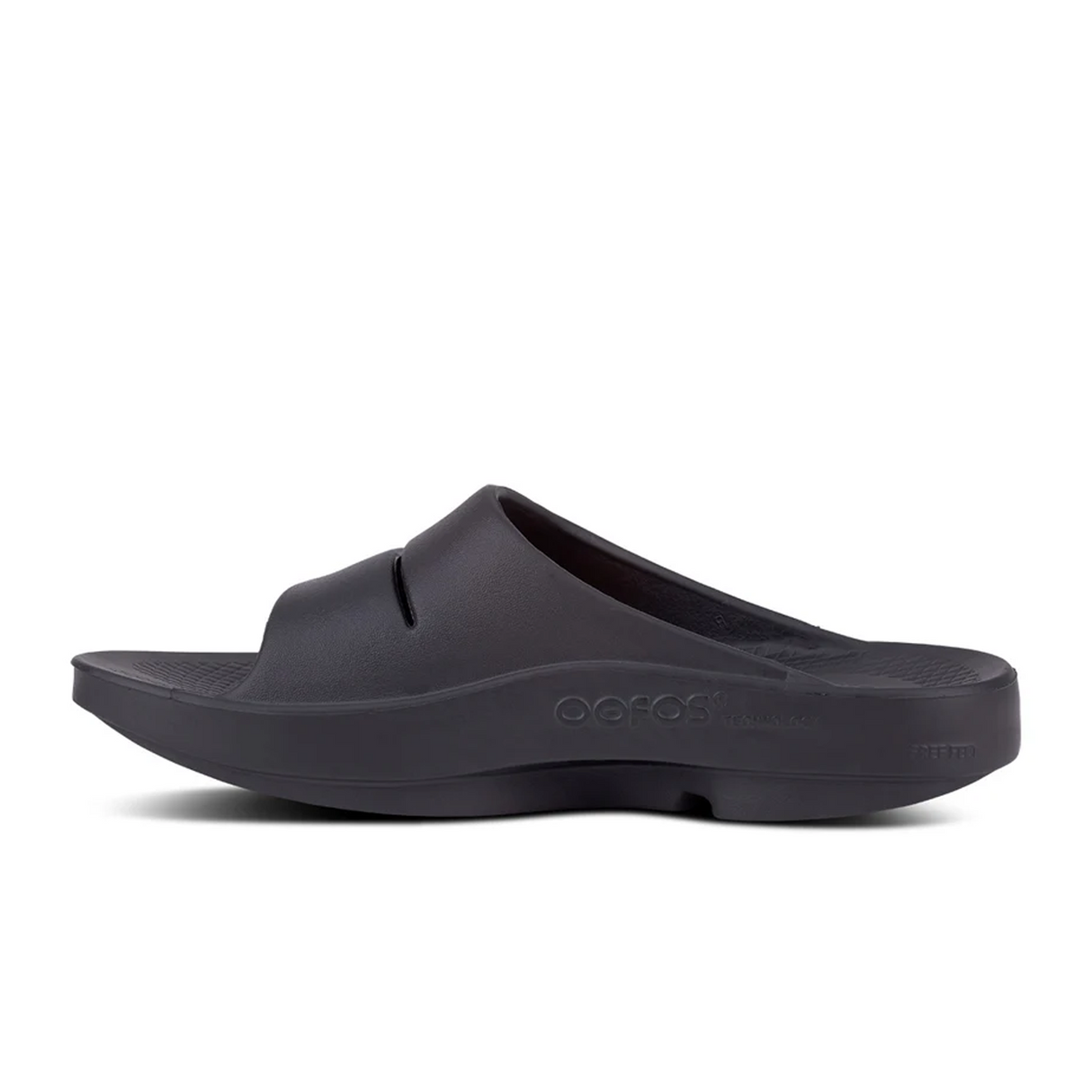 Oofos OOahh Slide Sandal (Unisex) - Black Sandal - Slide - The Heel Shoe Fitters