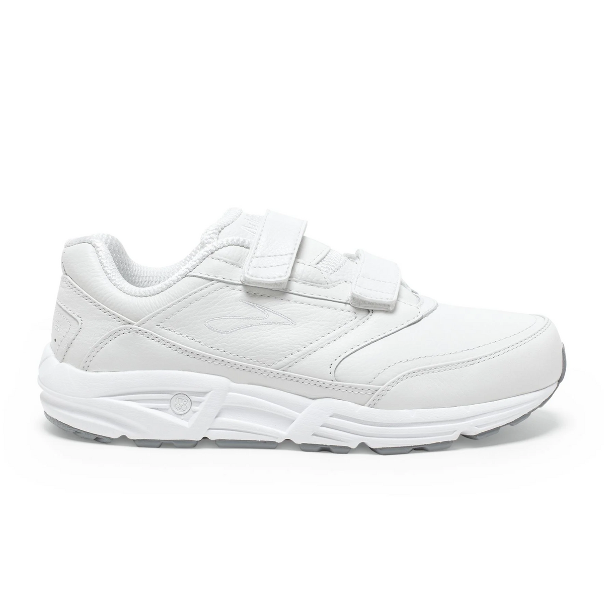 Brooks Addiction Walker 2 White Leather Walking Shoes V Strap Mens Size 11.5 Brooks Brooks Addiction Walker 2 Leather Shoes V Strap Mens  main image 2