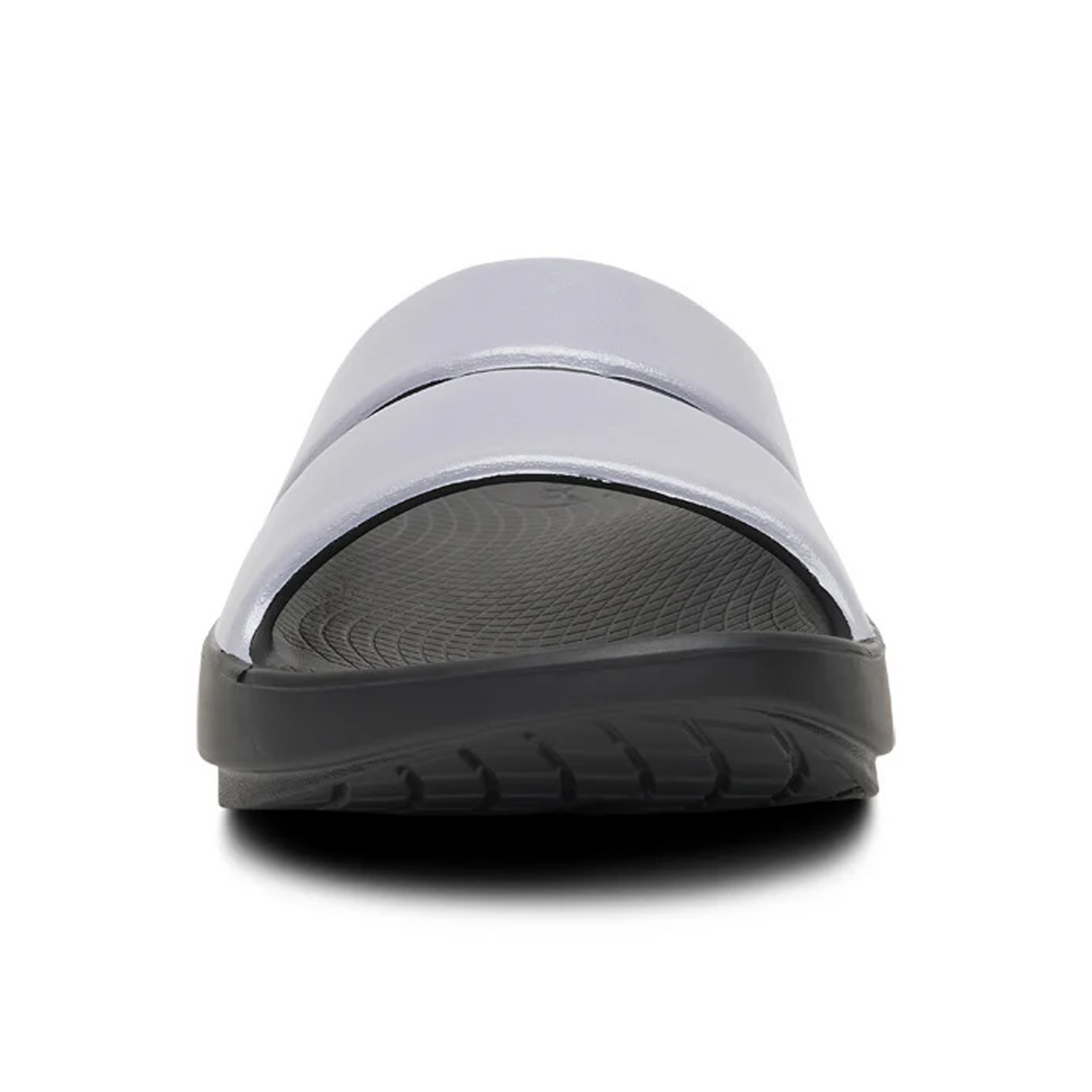 Oofos OOahh Luxe Slide (Women) - Black/Lavender Bliss