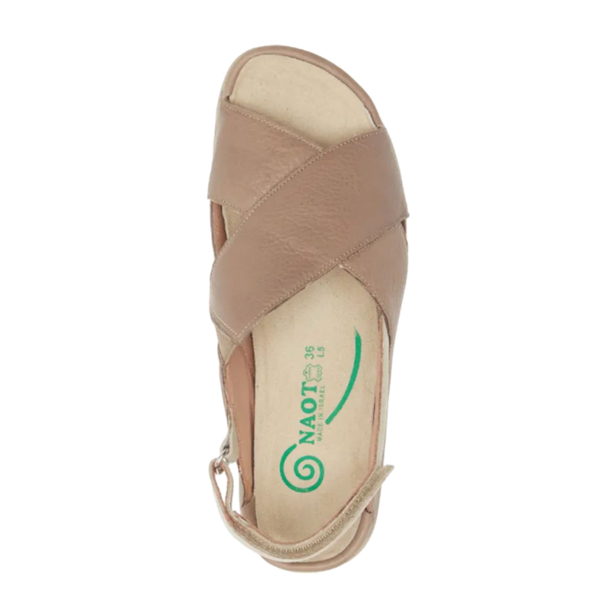 Naot Niho Backstrap Sandal (Women) - Soft Stone Leather/Soft Ivory Leather - The Heel Shoe Fitters