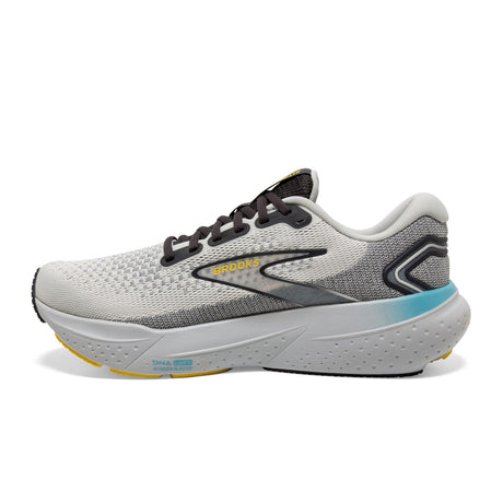 Brooks Glycerin 21 (Men) - Coconut/Forged Iron/Yellow Athletic - Running - Cushion - The Heel Shoe Fitters