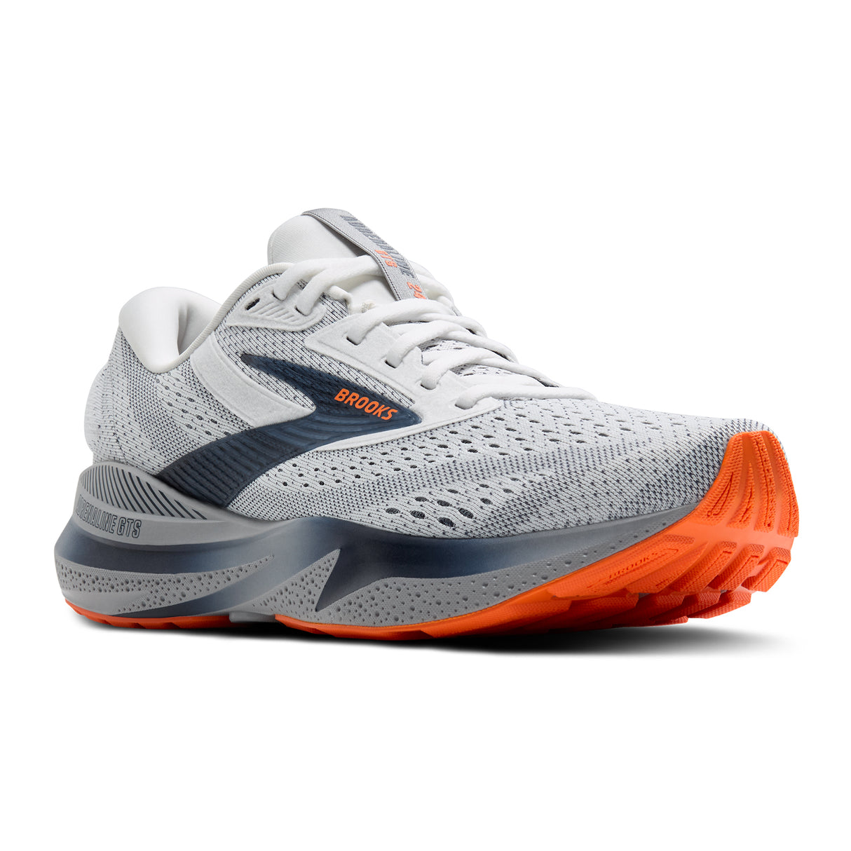 Brooks Adrenaline GTS 24 Running Shoe (Men) - White/Peacoat/Alloy Athletic - Running - Stability - The Heel Shoe Fitters