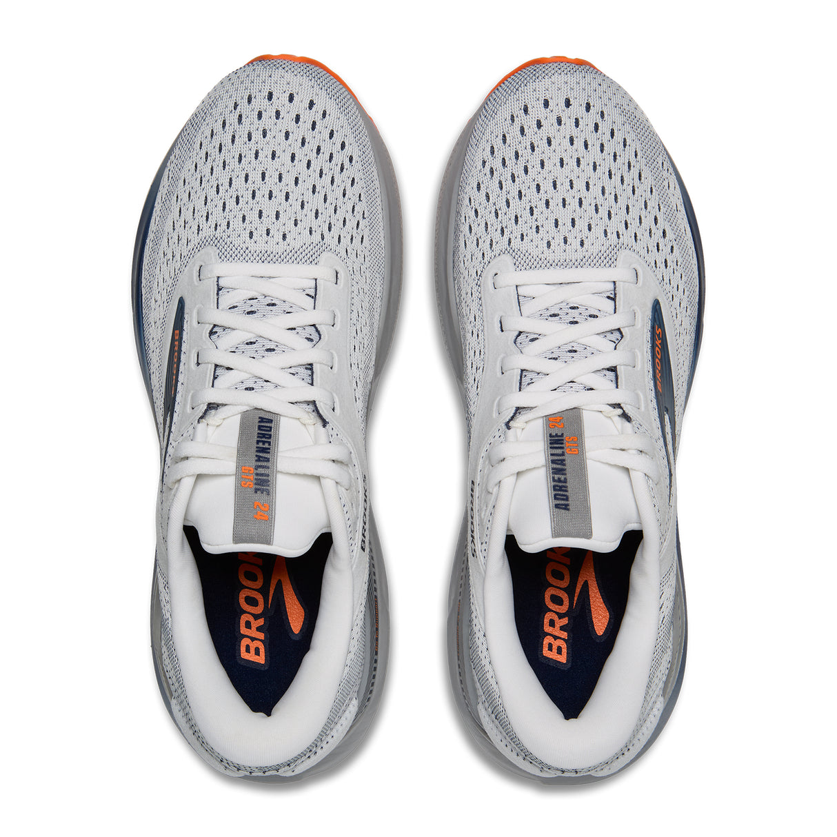 Brooks Adrenaline GTS 24 Running Shoe (Men) - White/Peacoat/Alloy Athletic - Running - Stability - The Heel Shoe Fitters