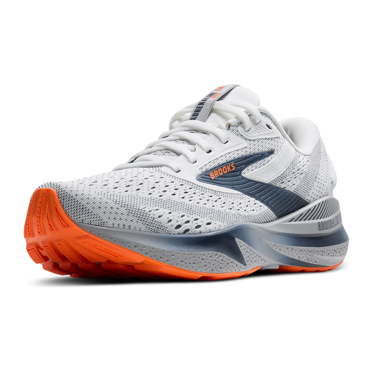 Brooks Adrenaline GTS 24 Running Shoe (Men) - White/Peacoat/Alloy Athletic - Running - Stability - The Heel Shoe Fitters