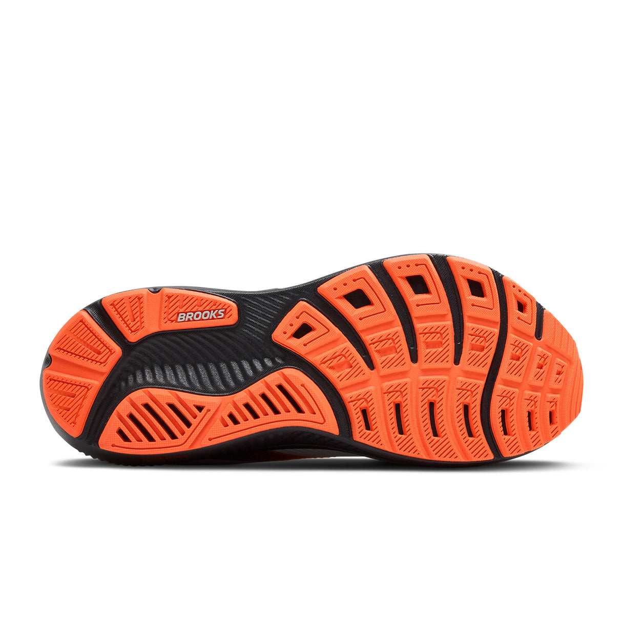 Brooks Ghost 17 Running Shoe (Men) - Oyster Mushroom/Orange/Ebony Athletic - Running - Neutral - The Heel Shoe Fitters