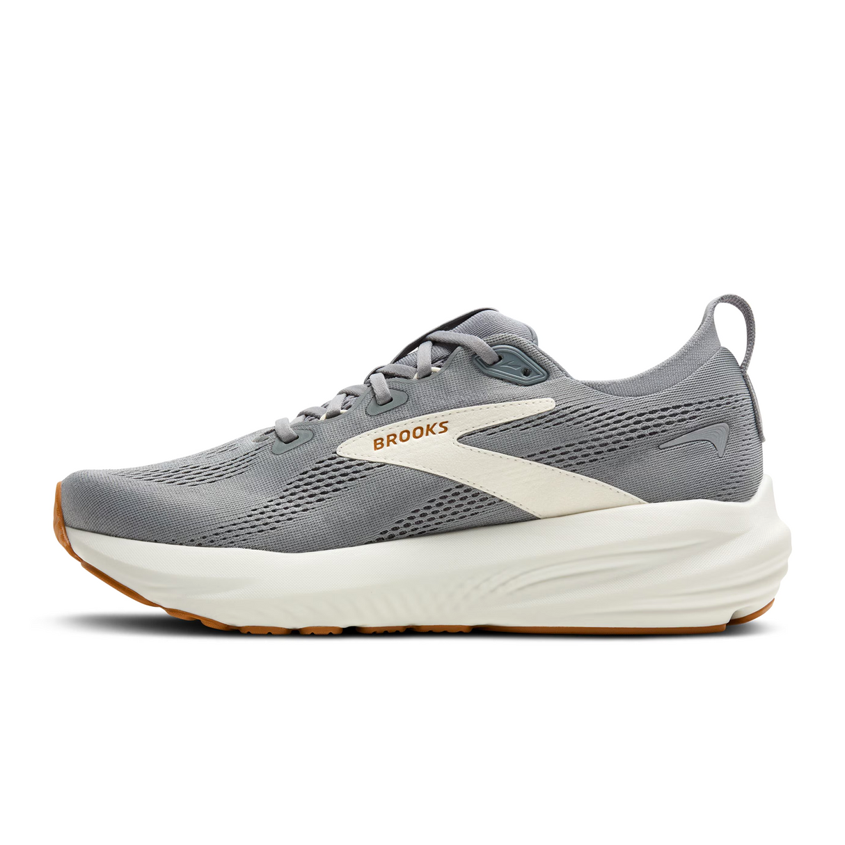 Brooks Glycerin 22 Running Shoe (Men) - Primer Gray/Gray/Honey Ginger Athletic - Running - Neutral - The Heel Shoe Fitters