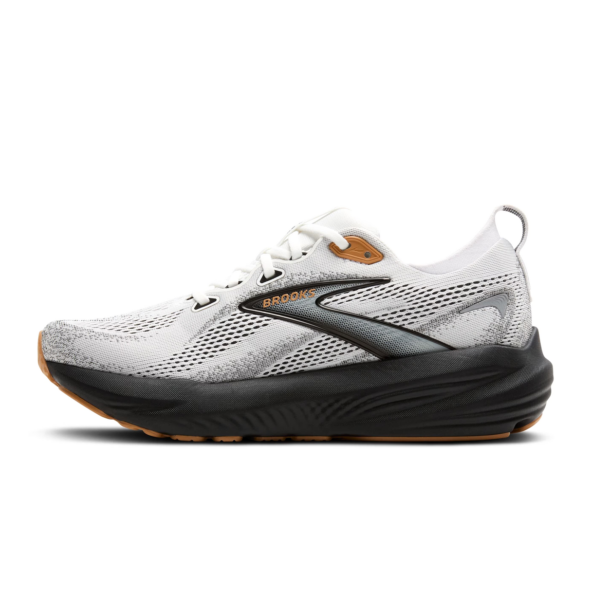 Brooks Glycerin 22 Running Shoe (Men) - White/Grey/Black Athletic - Running - Neutral - The Heel Shoe Fitters