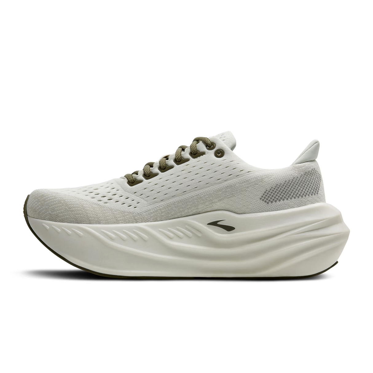 Brooks Glycerin Max Running Shoe (Men) - Grey/Dusty Olive/Tea Athletic - Running - Cushion - The Heel Shoe Fitters