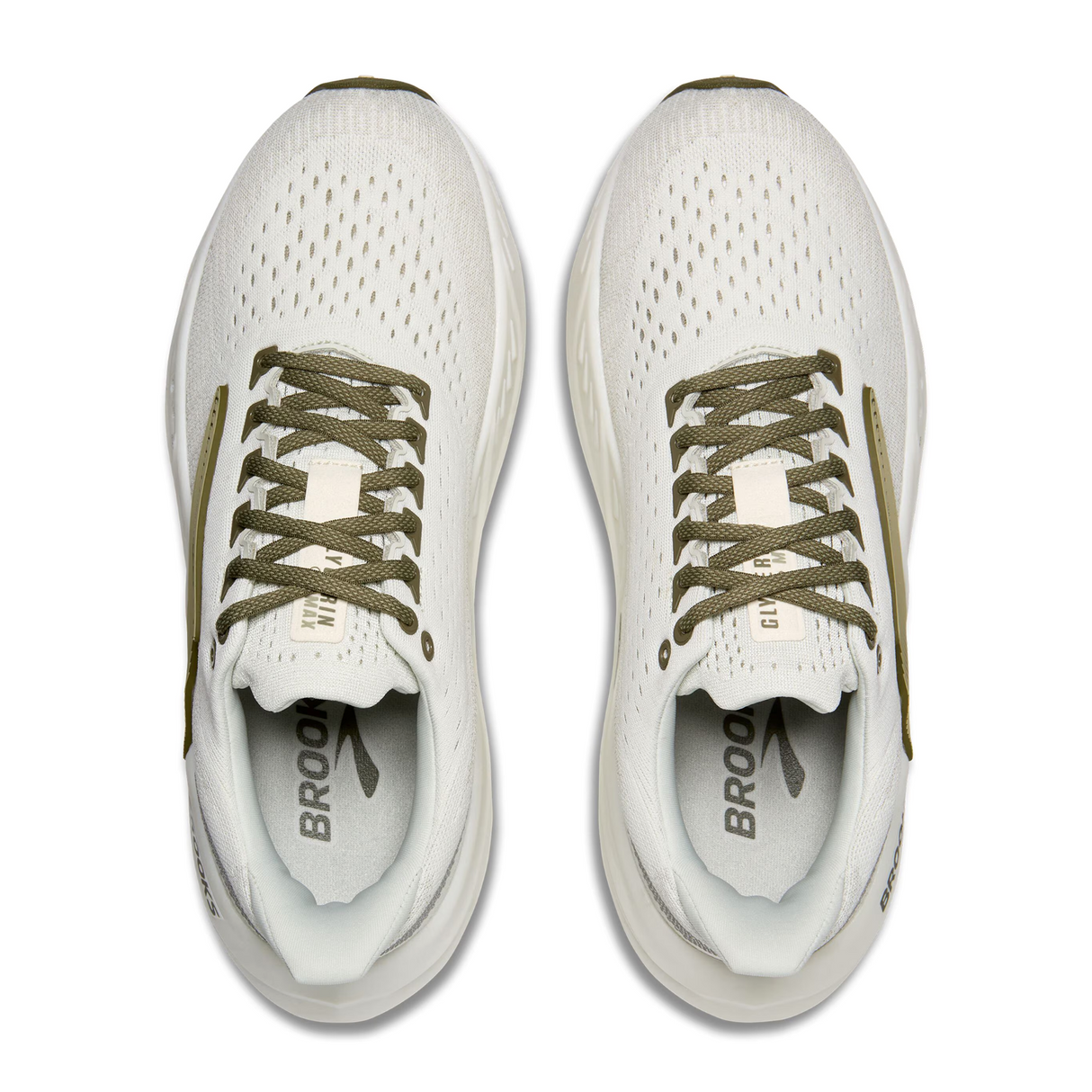 Brooks Glycerin Max Running Shoe (Men) - Grey/Dusty Olive/Tea Athletic - Running - Cushion - The Heel Shoe Fitters