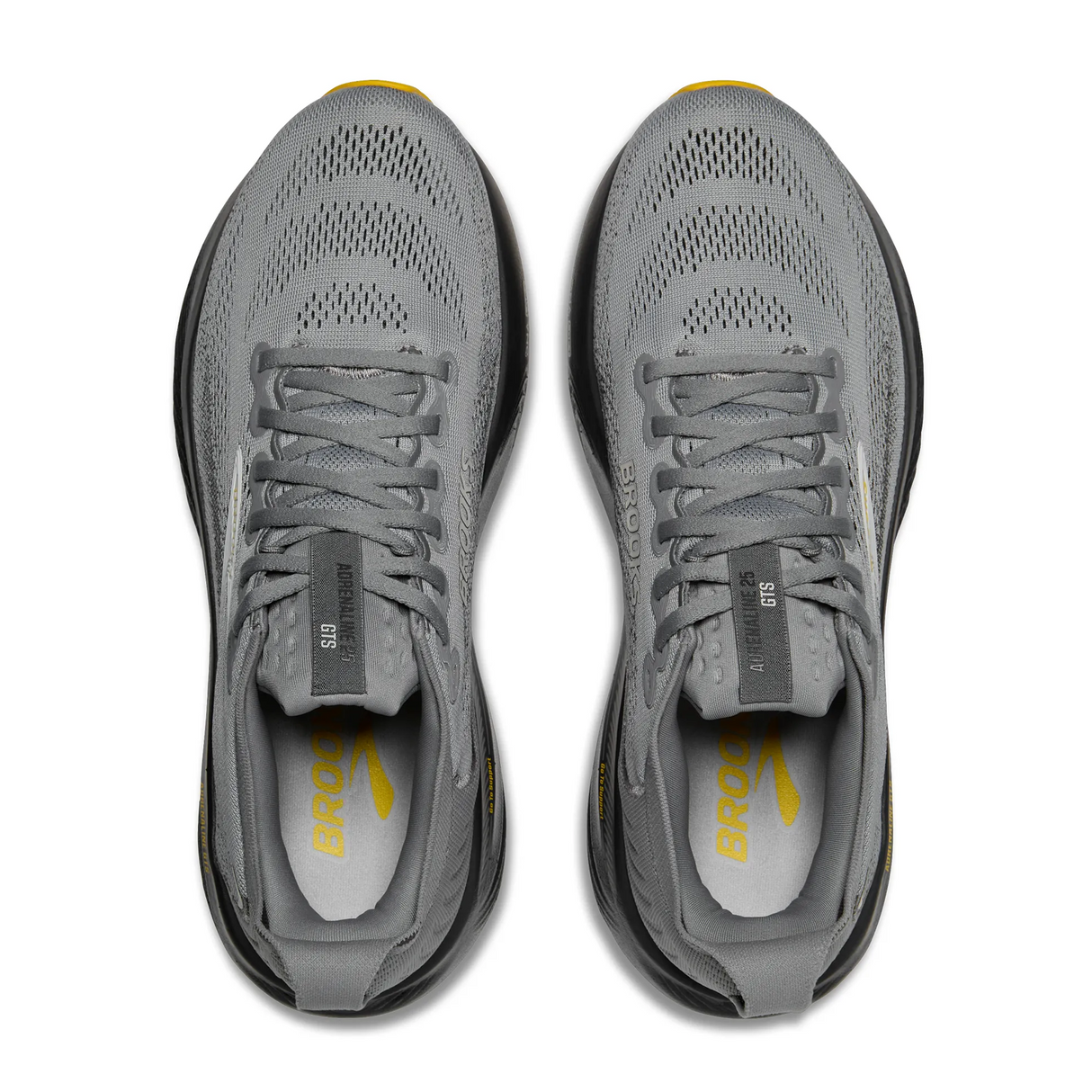 Brooks Adrenaline GTS 25 Running Shoe (Men) - Primer Grey/Ebony/Jasmin Athletic - Running - Stability - The Heel Shoe Fitters