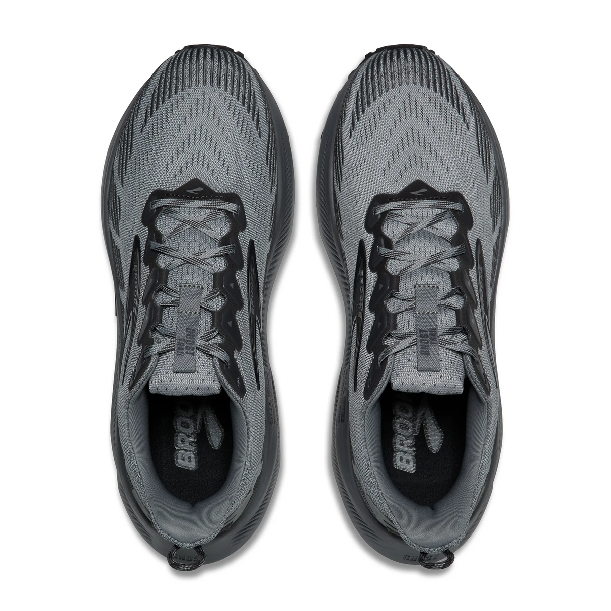 Brooks Ghost Trail Running Shoe (Men) - Gray/Gray/Blackened Pearl Athletic - Running - Trail - The Heel Shoe Fitters