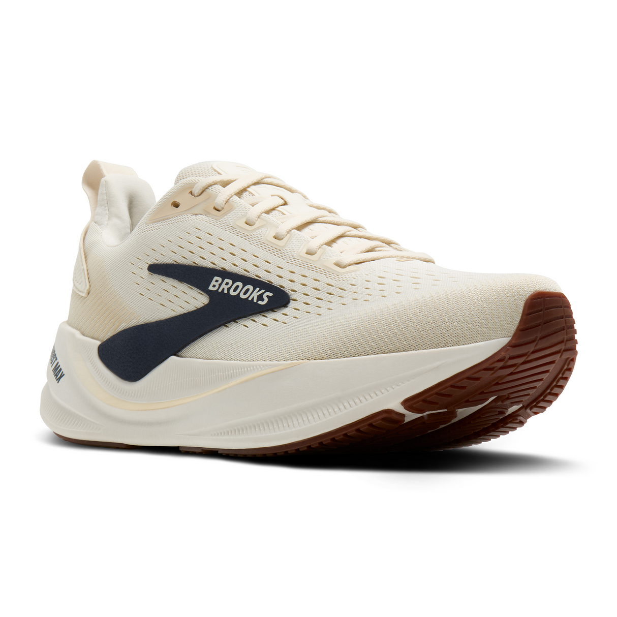 Brooks Ghost Max 4 Running Shoe (Men) - Arctic Wolf/Navy/Coconut