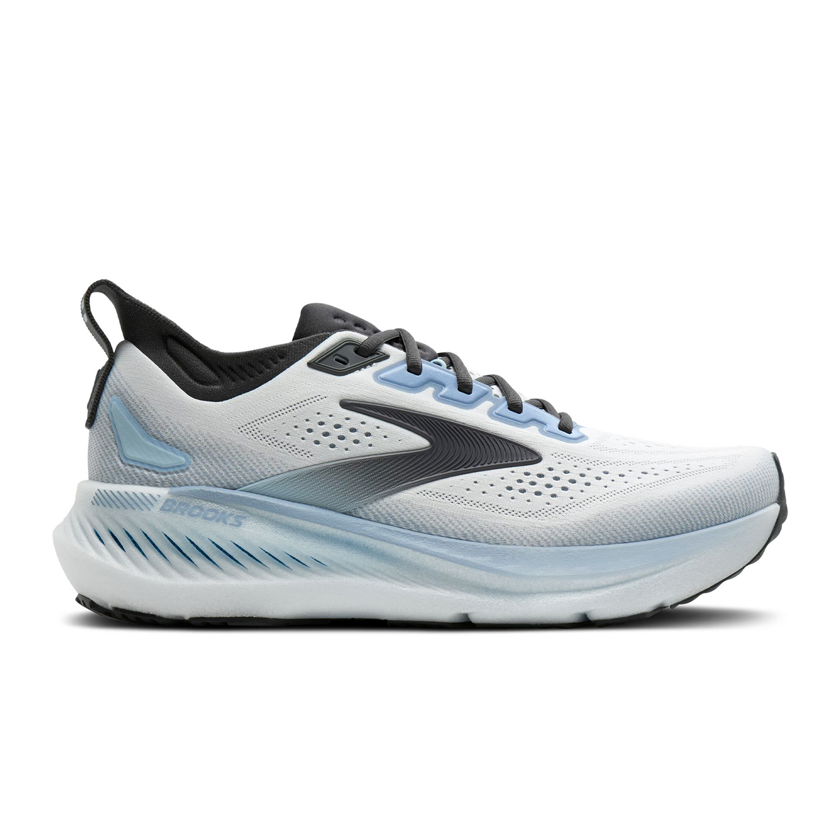 Brooks Glycerin GTS 23 Running Shoe (Men) - White/Rain/Baltic Sea