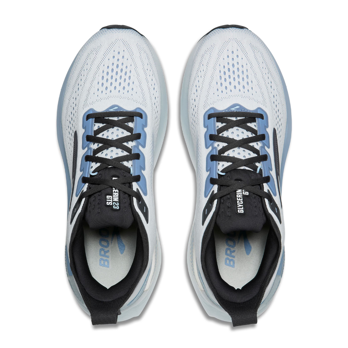 Brooks Glycerin GTS 23 Running Shoe (Men) - White/Rain/Baltic Sea