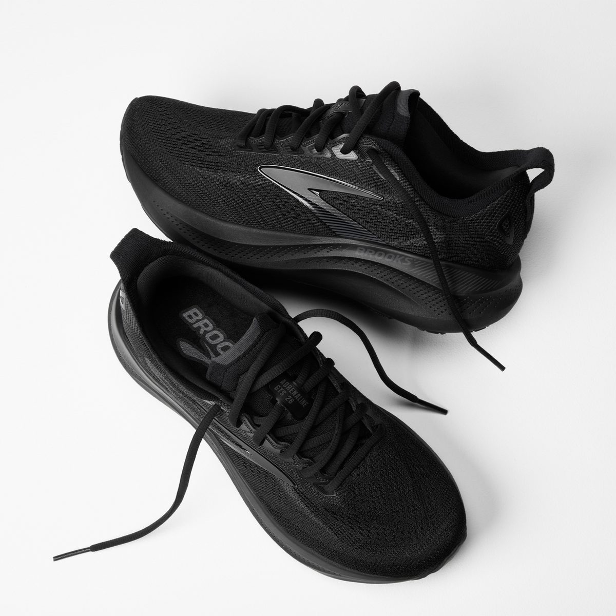 Brooks Adrenaline GTS 26 Running Shoe (Men) - Black/Black/Ebony
