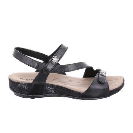 Romika Fidschi 54 Backstrap Sandal (Women) - Black Sandal - Backstrap - The Heel Shoe Fitters