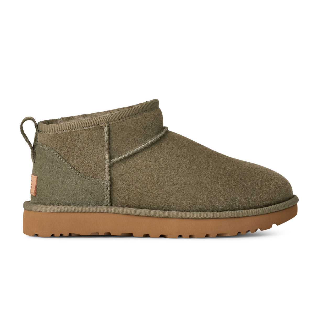 UGG® Classic Ultra Mini (Women) - Moss Green/Amphora Boots - Casual - Low - The Heel Shoe Fitters