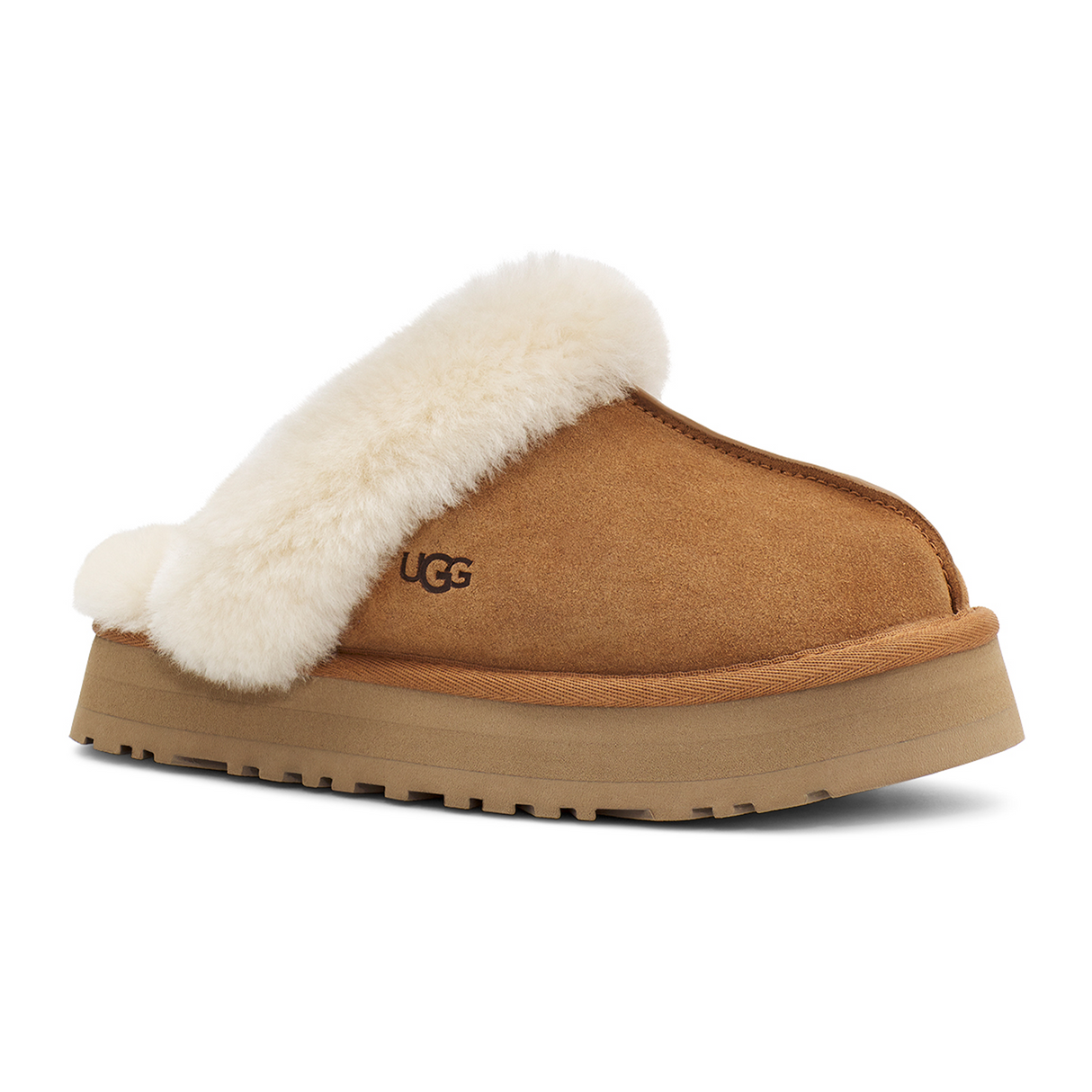 UGG® Disquette Slipper (Women) - Chestnut Dress-Casual - Slipper - The Heel Shoe Fitters