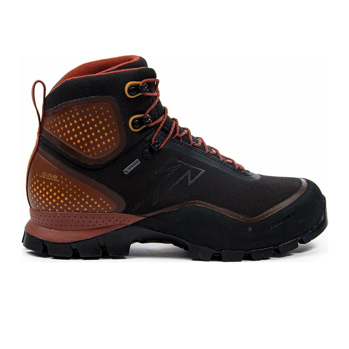 Tecnica Forge S GTX Mid Hiking Boot (Men) - Black/Orange Boots - Hiking - Mid - The Heel Shoe Fitters
