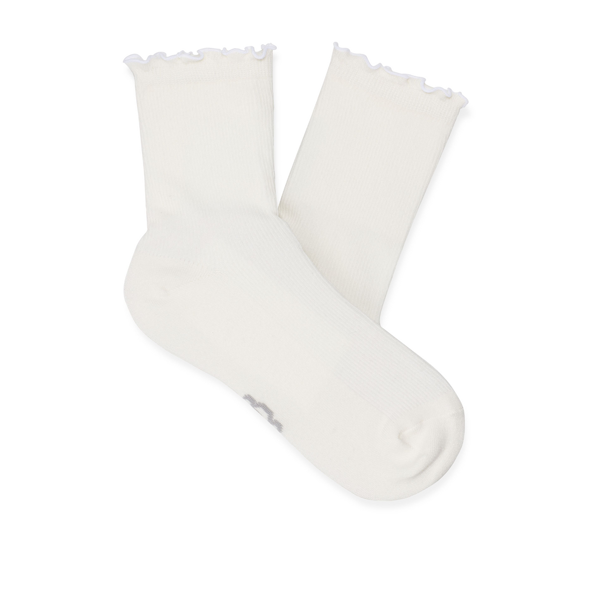 UGG® Karsyn Lettuce Edge Sock (Women) - White Accessories - Socks - Lifestyle - The Heel Shoe Fitters