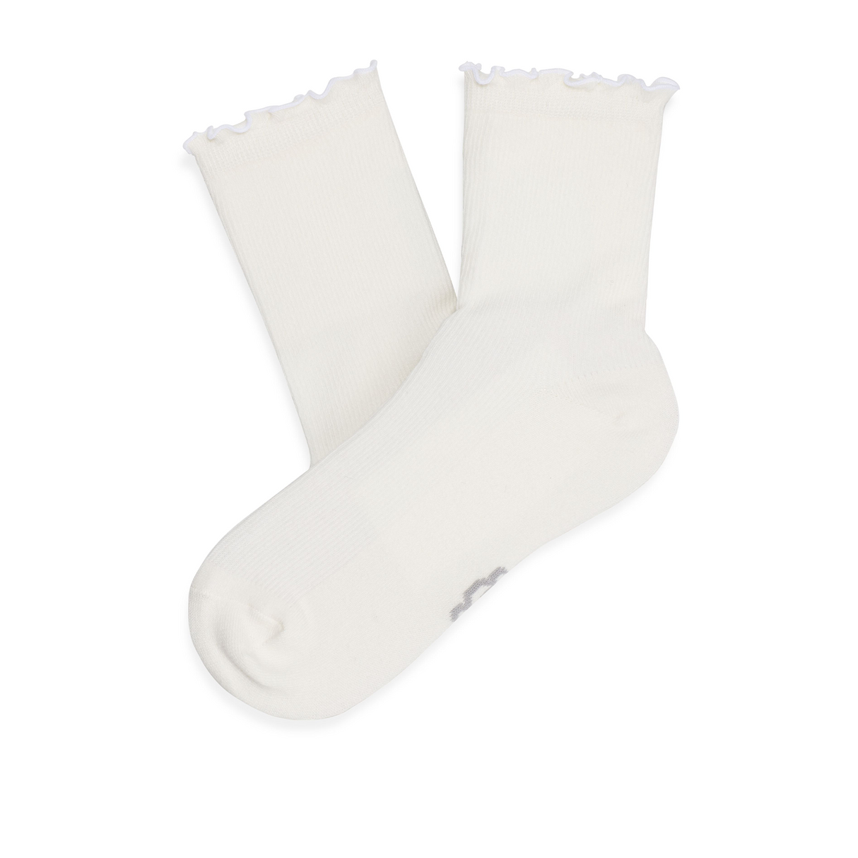 UGG® Karsyn Lettuce Edge Sock (Women) - White Accessories - Socks - Lifestyle - The Heel Shoe Fitters