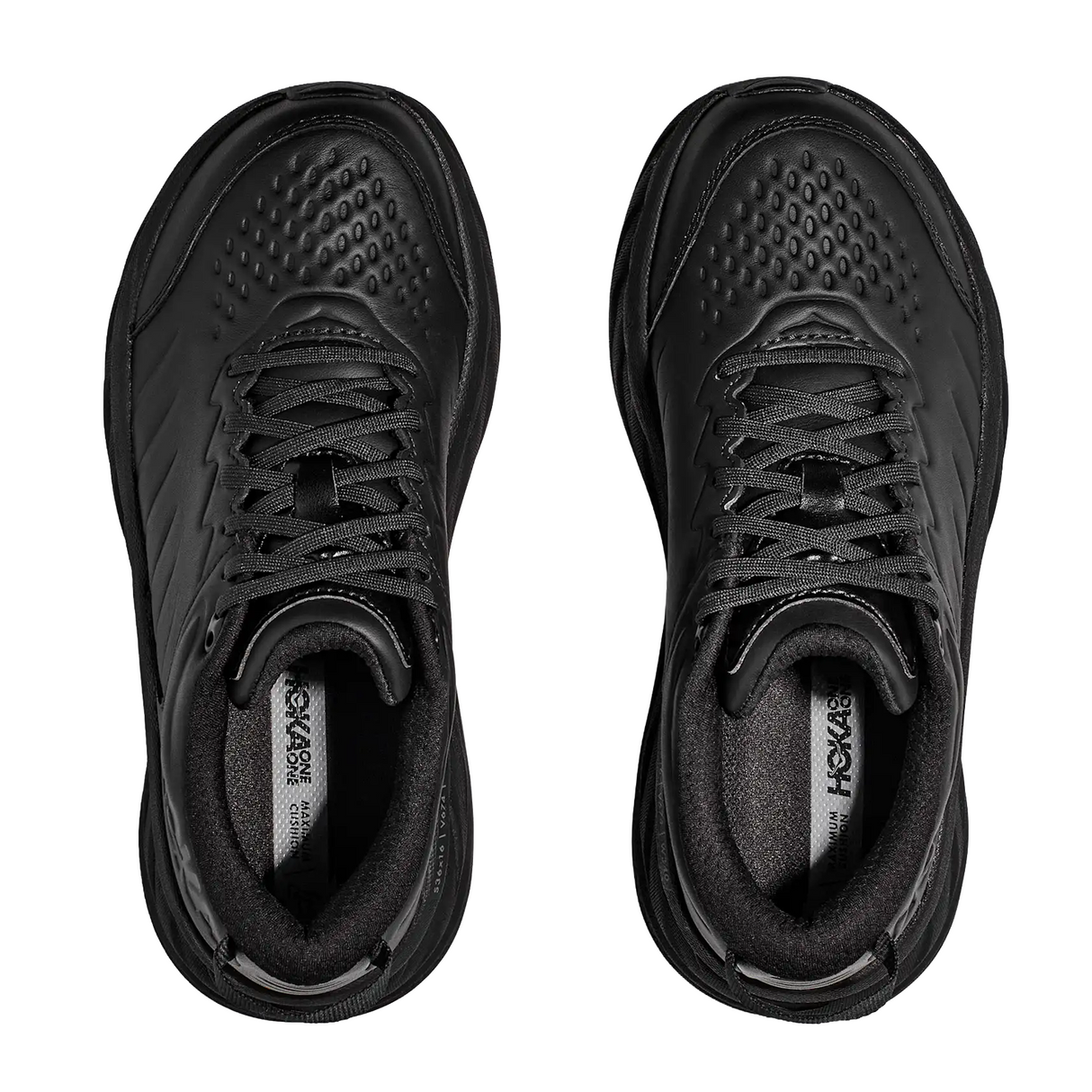 Hoka Bondi SR (Women) - Black/Black Athletic - Running - Cushion - The Heel Shoe Fitters