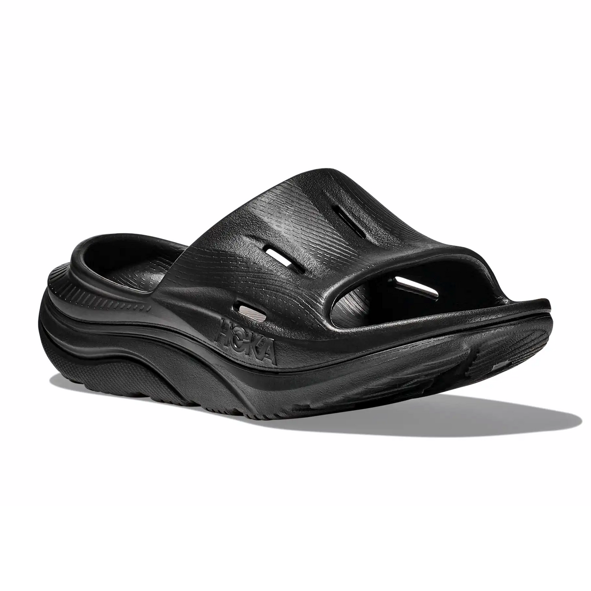 Hoka Ora Recovery Slide 3 (Unisex) - Black