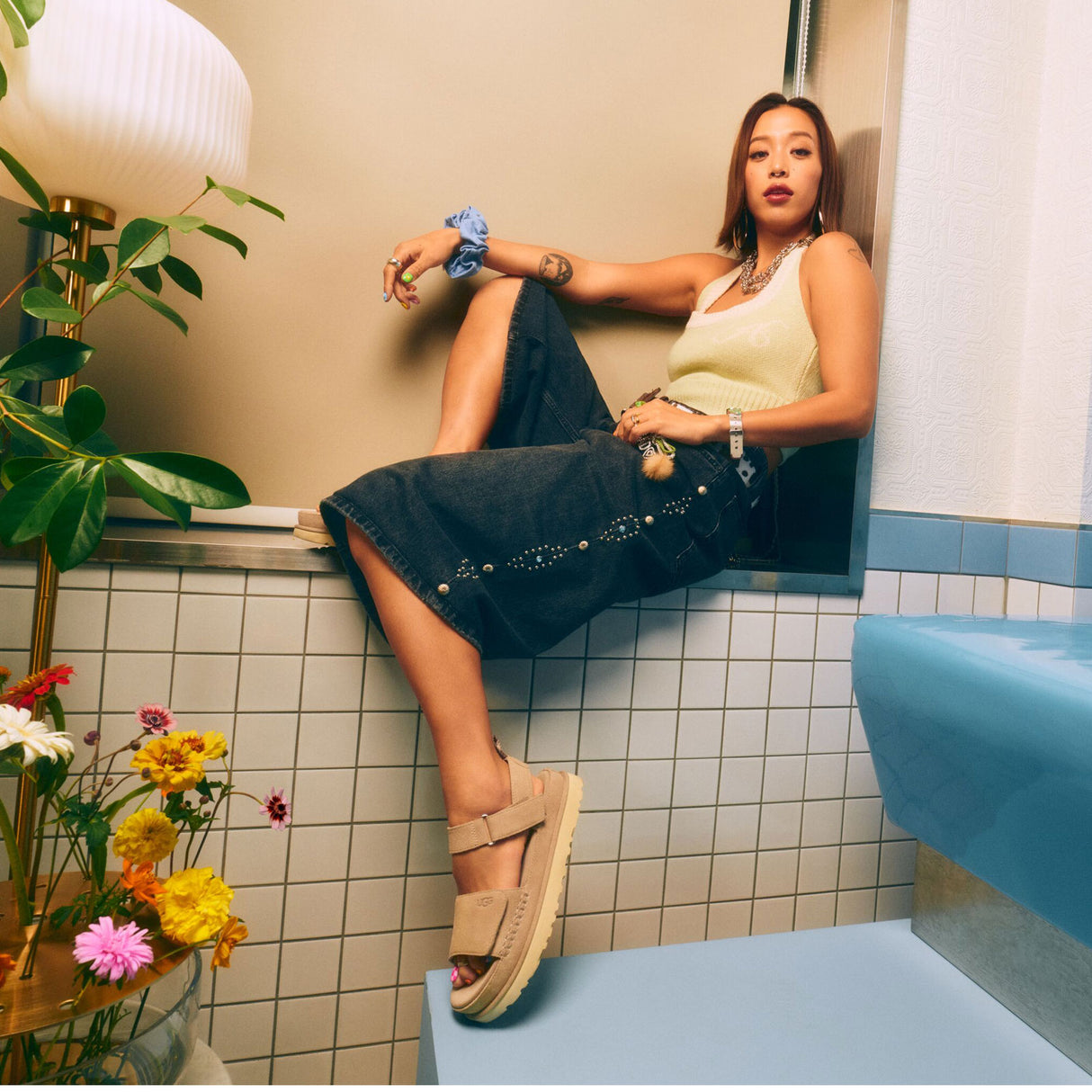 UGG® Goldenstar (Women) - Sand Sandal - Backstrap - The Heel Shoe Fitters