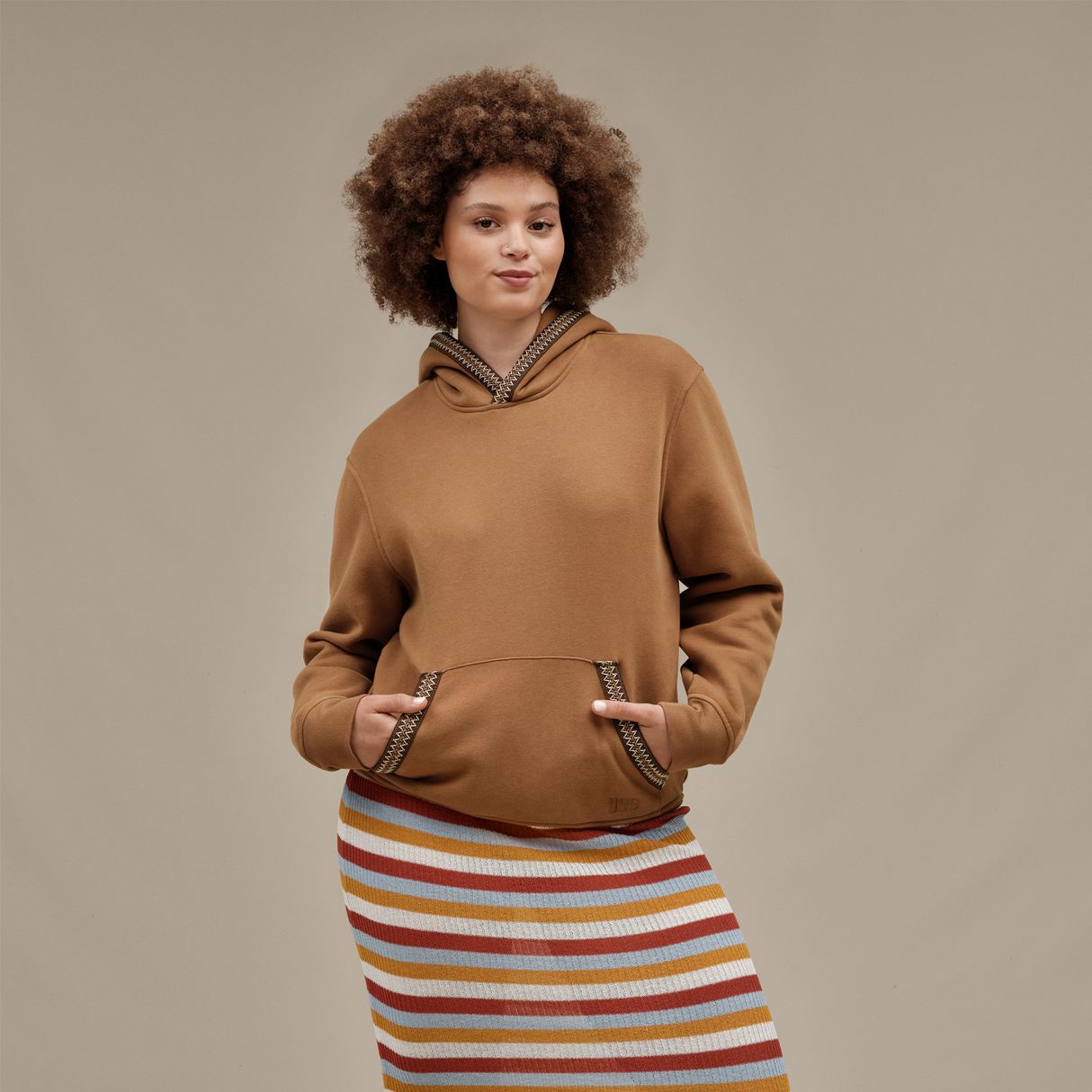 UGG® Tasman Hoodie (Unisex) - Chestnut Apparel - Top - Sweatshirt - The Heel Shoe Fitters