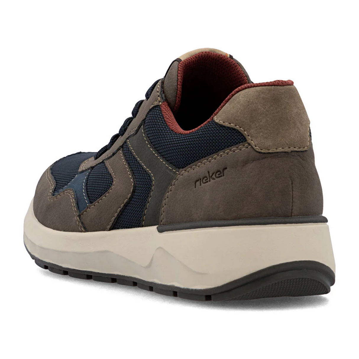 Rieker 11501 Bruce Sneaker (Men) - Gaucho/Ozean/Ozean/Stromboli/Pfeffer Dress-Casual - Oxford - The Heel Shoe Fitters