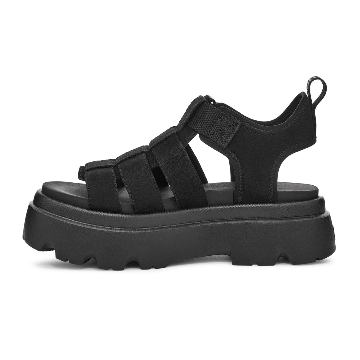 UGG® Cora (Women) - Black Sandal - Backstrap - The Heel Shoe Fitters