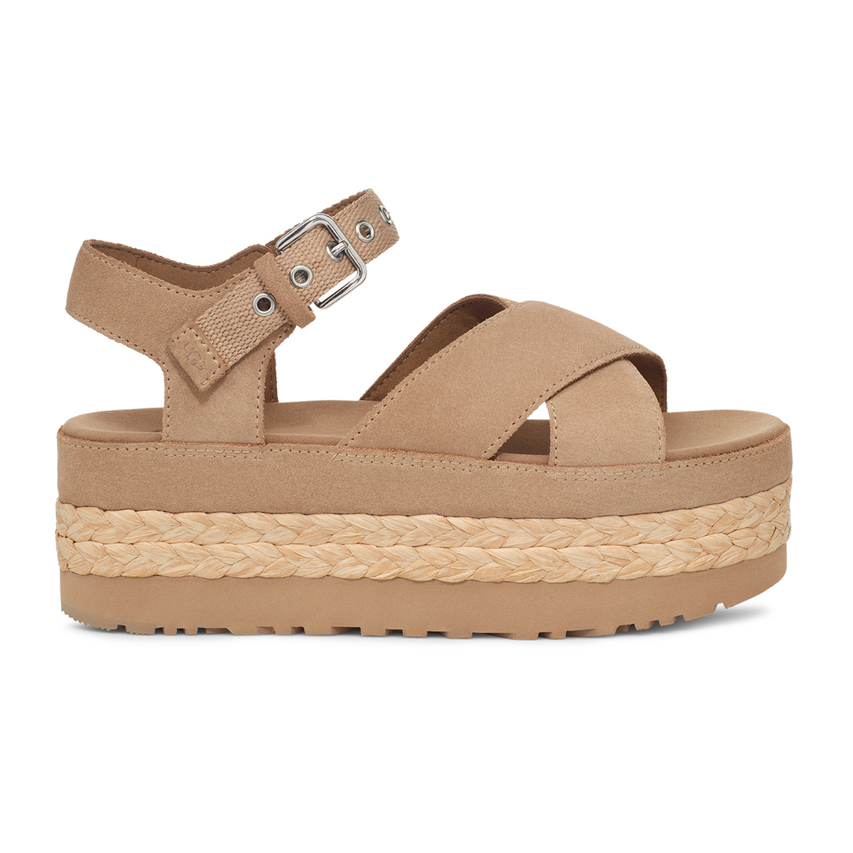 UGG® Aubrey Ankle (Women) - Sand Sandal - Backstrap - The Heel Shoe Fitters