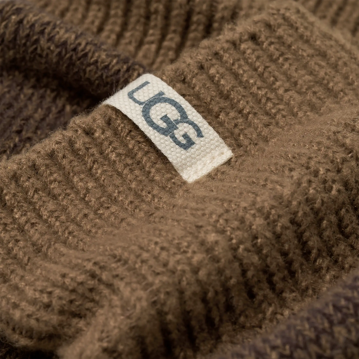 UGG® Rib Knit Slouchy Quarter (Women) - Coffee Grounds