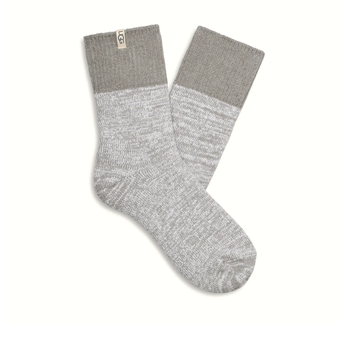 UGG® Rib Knit Slouchy Quarter (Women) - Seal Accessories - Socks - Lifestyle - The Heel Shoe Fitters