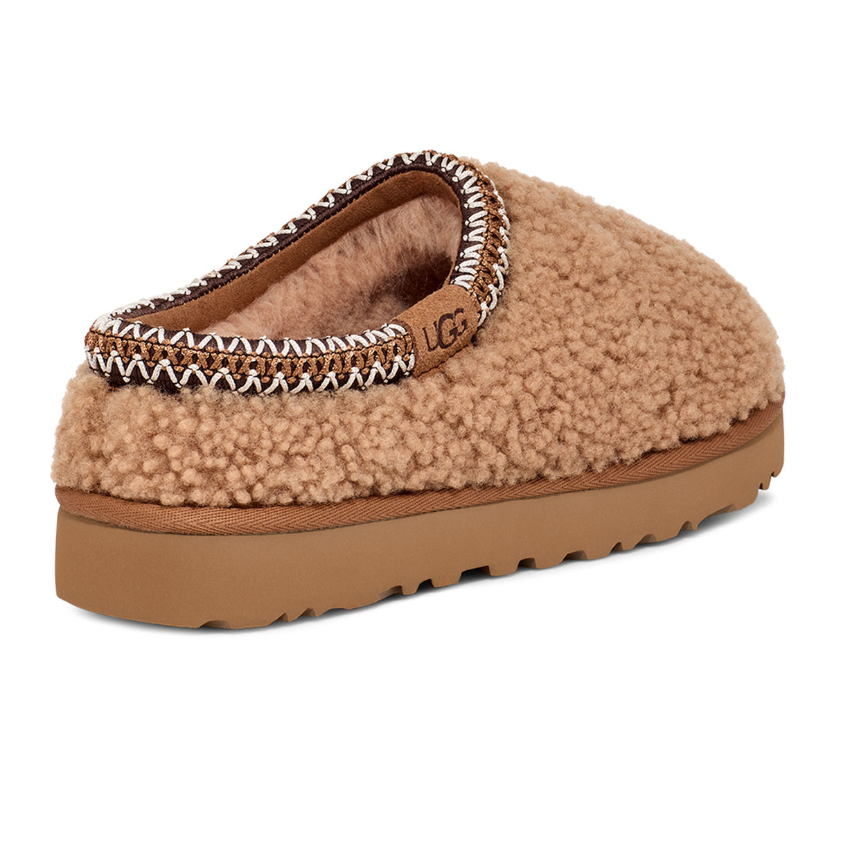 UGG® Tasman Maxi Curly Slipper (Women) - Chestnut Dress-Casual - Slipper - The Heel Shoe Fitters
